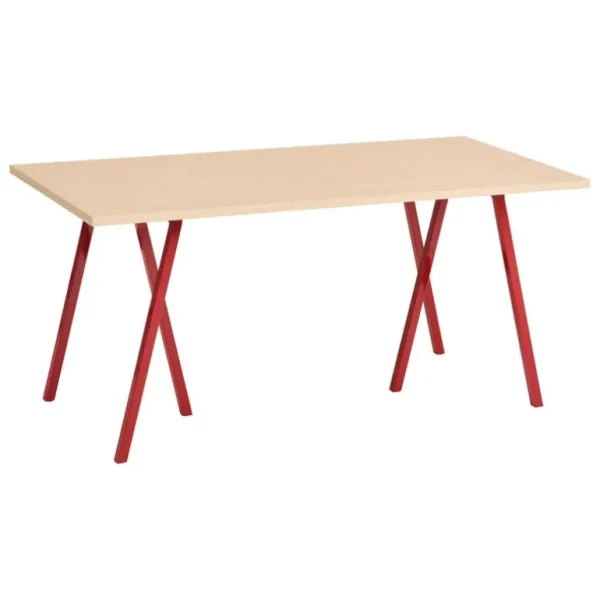 HAY Loop Stand bord, 160 cm, rödbrun - lackerad ek
