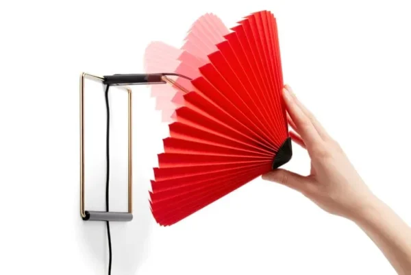 HAY Matin liten bordslampa, bright red
