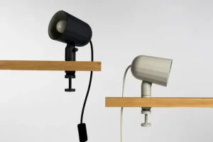 HAY Noc klämlampa, mörkgrå