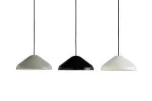 HAY Pao Steel Pendant 350 pendellampa, cool grey