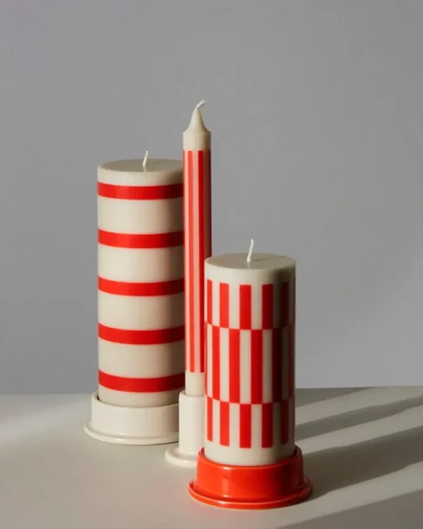 HAY Pattern ljus, 4-pack, rosa - röd - blå