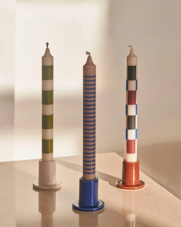 HAY Pattern ljus, 4-pack, rosa - röd - blå