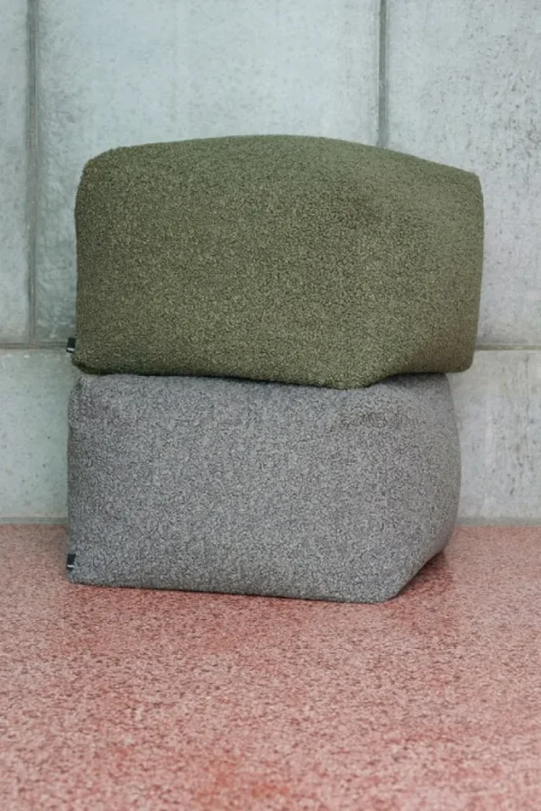 HAY Pouf Snug, oliv