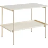 HAY Rebar sidobord, 75 x 44 cm, alabaster - beige marmor