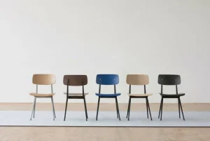 HAY Result stol, beige - lackerad ek