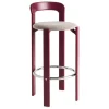 HAY Rey barstol, 75 cm, grape red - burgundy Steelcut Trio 416