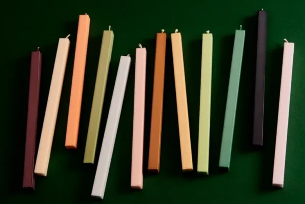 HAY Square ljus, 4-pack, pastell