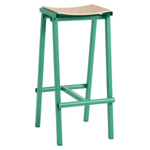 HAY Taburete 8, barstol, hög, 75 cm, soft jade - lackad ek