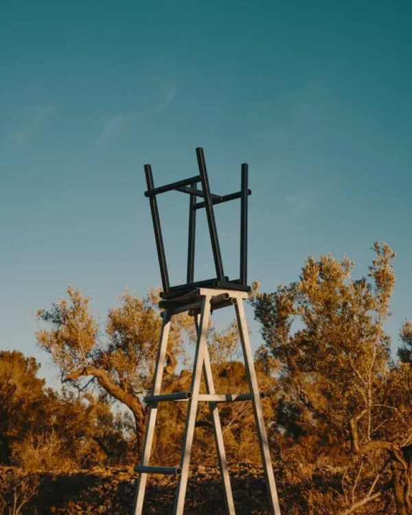 HAY Taburete 8, barstol, låg, 65 cm, svart - svart ek