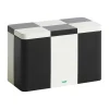 HAY Tin container, M, svart - off-white