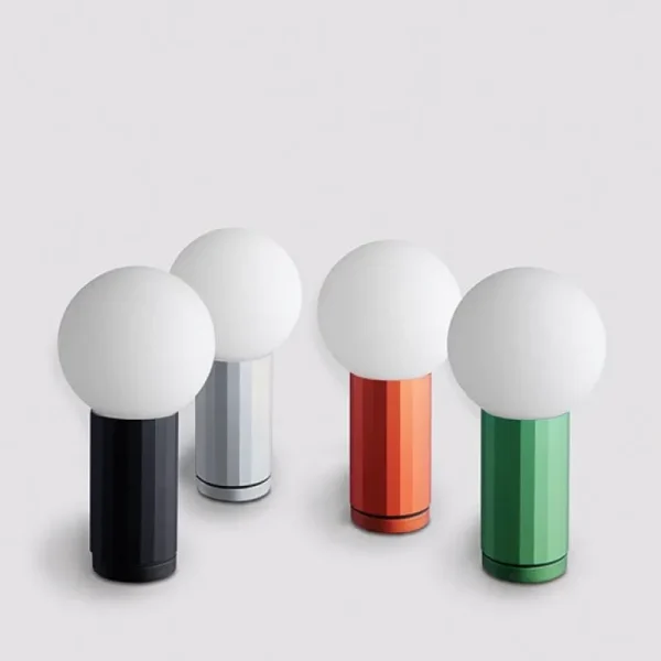HAY Turn On bordslampa, aluminium