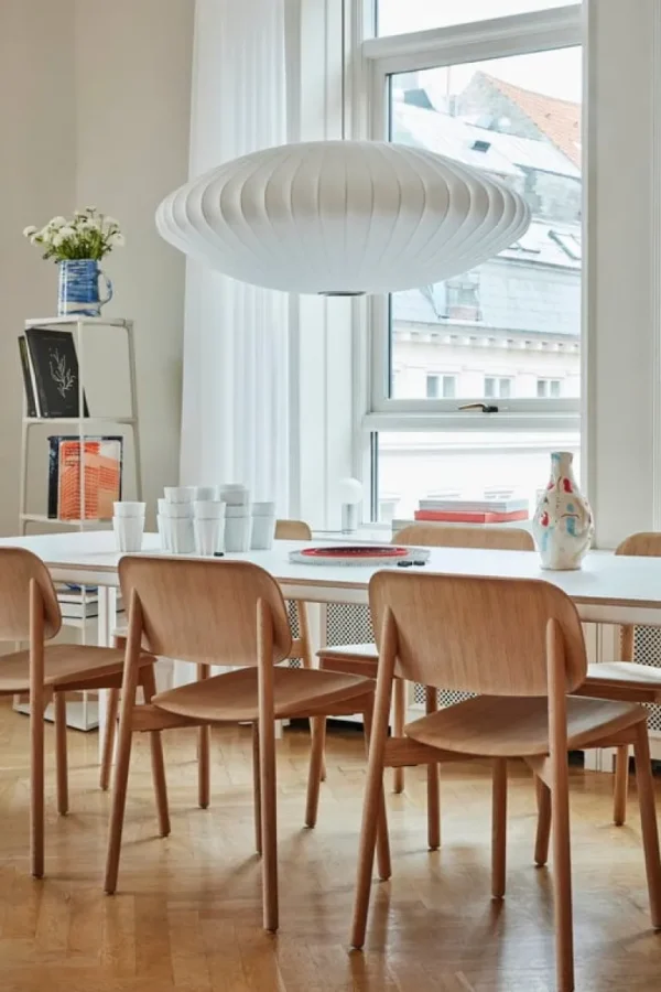 HAY Turn On bordslampa, aluminium