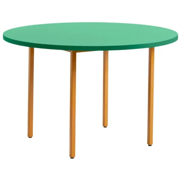 HAY Two-Colour bord, 120 cm, ockra - mintgrön