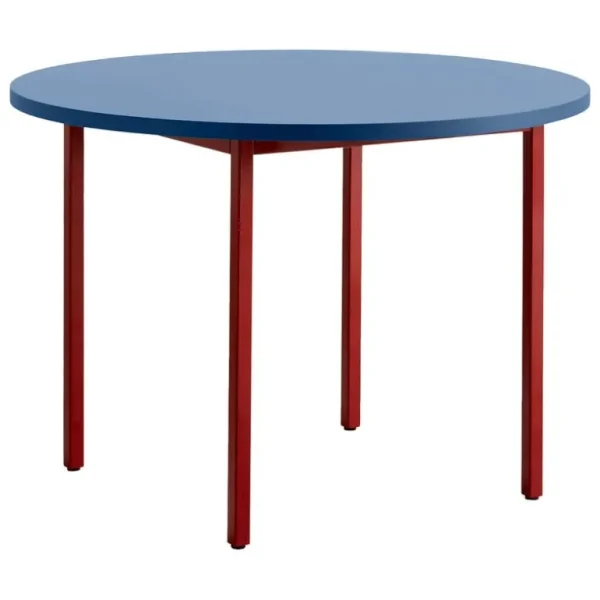 HAY Two-Colour bord, 105 cm, vinröd - blå