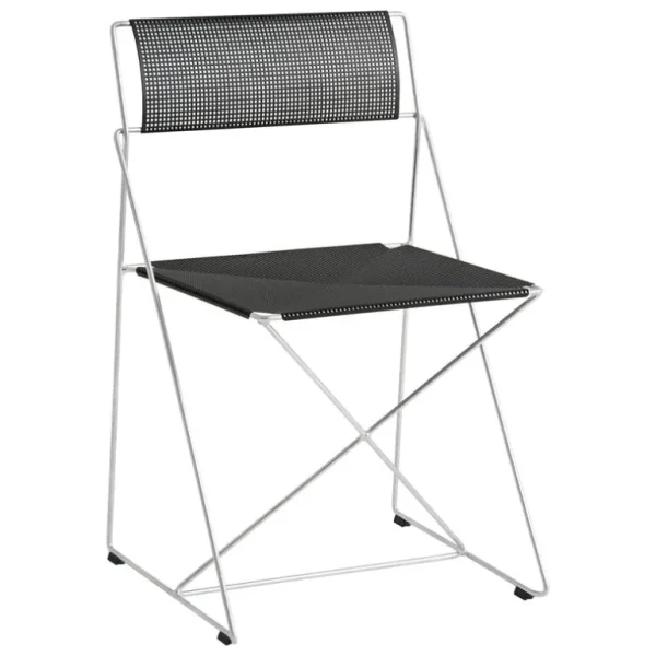 HAY X-Line chair, hot galvanised - black