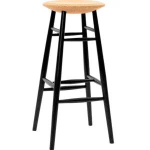 Hem Drifted barstol, 75 cm, ljus kork - svart