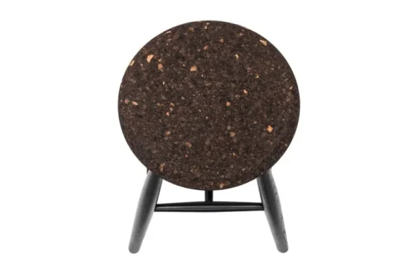Hem Drifted pall, mörk kork - svart