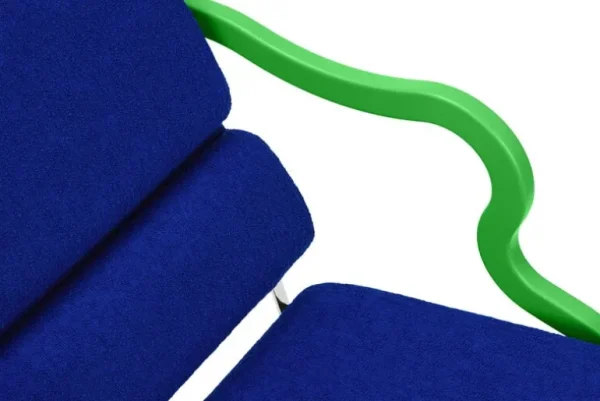 Hem Experiment fåtölj 501, grön - ultramarin