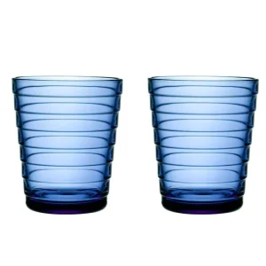 Iittala Aino Aalto glas 22 cl, 2-pack, ultramarin