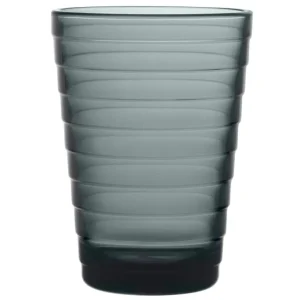 Iittala Aino Aalto tumblerglas 33 cl, 2-pack, mörkgrå