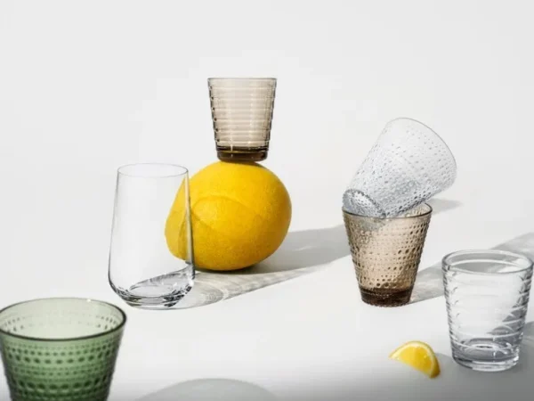 Iittala Aino Aalto tumblerglas 22 cl, 2-pack, linne