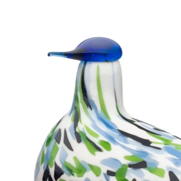 Iittala Birds by Toikka Annual Bird 2024 glasprydnad, Alder Thrush blå