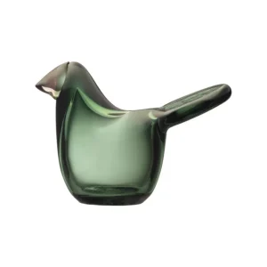 Iittala Birds by Toikka Flugsnappare, tallgrön - laxrosa