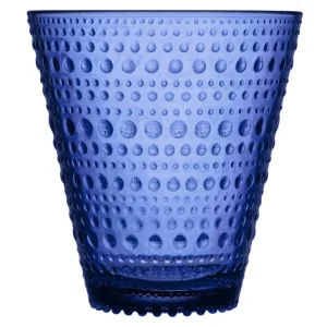 Iittala Kastehelmi glas 30 cl, 2-pack, ultramarin