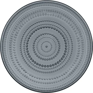 Iittala Kastehelmi tallrik 315 mm, mörkgrå