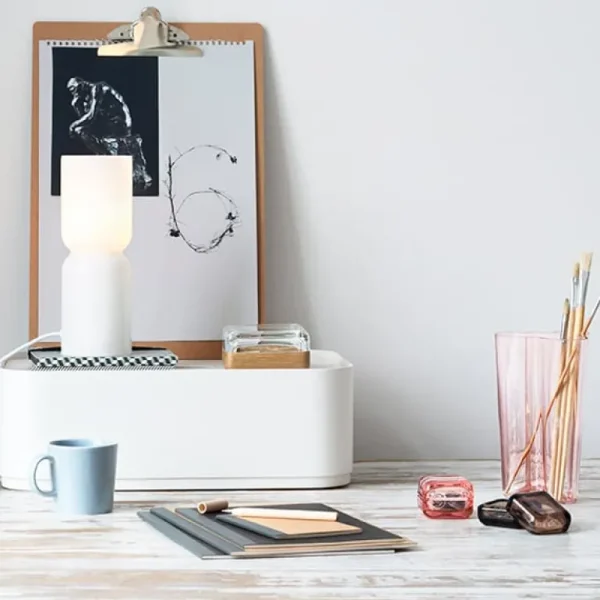 Iittala Lantern lampa 250 mm, vit