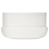 Iittala Nappula blomkruka med fat, 240 x 130 mm, vit