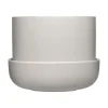 Iittala Nappula blomkruka med fat, 170 x 130 mm, blekgrå
