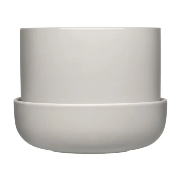 Iittala Nappula blomkruka med fat, 170 x 130 mm, blekgrå