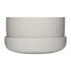 Iittala Nappula blomkruka med fat, 240 x 130 mm, blekgrå