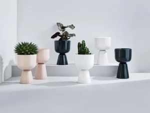 Iittala Nappula blomkruka 230 x 155 mm, vit