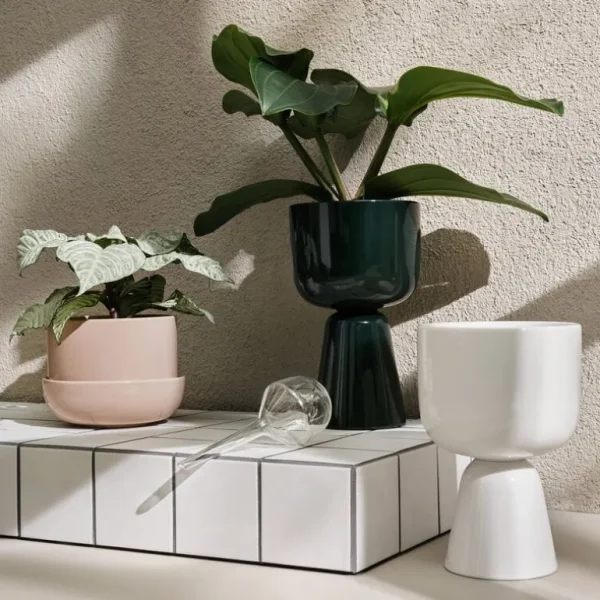 Iittala Nappula blomkruka 230 x 155 mm, vit