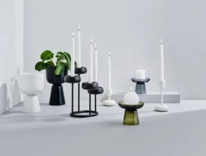 Iittala Nappula blomkruka 230 x 155 mm, vit
