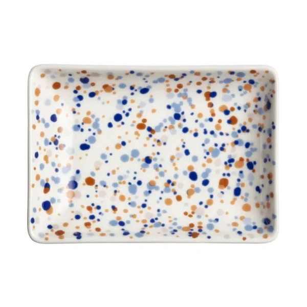Iittala OTC Helle A6 tallrik, 10 x 15 cm, blå - brun