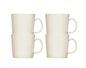 Iittala Teema mugg 0,3 l, vit, 4 st