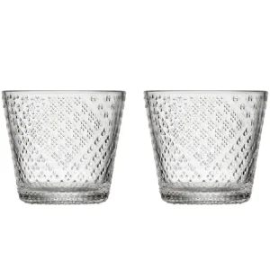 Iittala Tundra glas, 29 cl, 2-pack, ofärgad