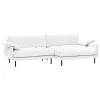 Interface Bebé soffa m/ chaise longue, höger, vit Jagger 1 - svart metall
