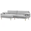 Interface Bebé soffa m/ chaise longue, vänster, grå Muru 470 - ek