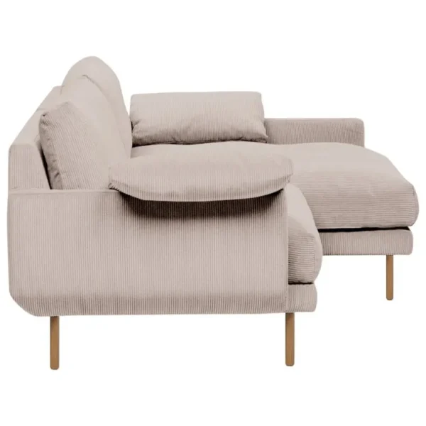 Interface Bebé soffa med schäslong, höger, beige Jagger 3 - ek