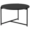 Interface Pilleri soffbord, 60 cm, svart - svart ek
