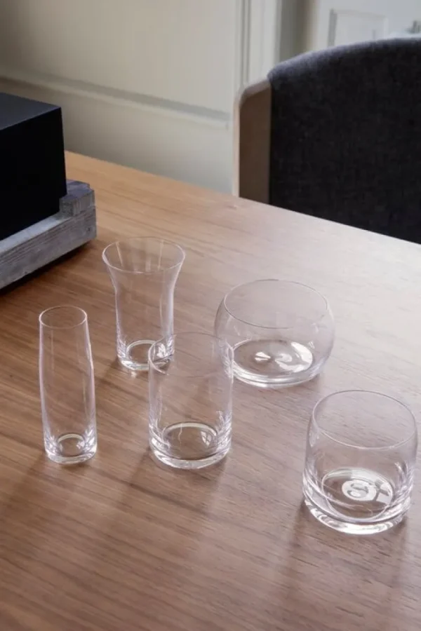 Karakter 5-i-1 set med glas, klar
