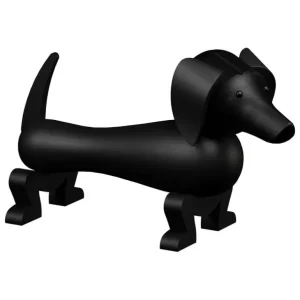 Barn Kay Bojesen Denmark Trähund, medium, mörkbetsad ek