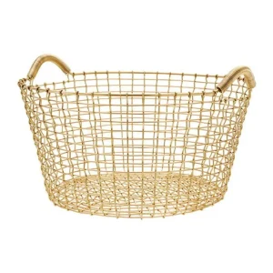 Korbo Wire Basket Classic 35, mässing