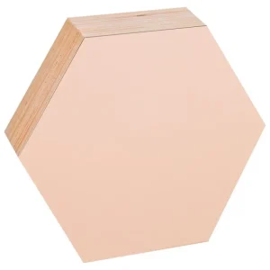 Barn Kotonadesign Anslagstavla hexagon, 26 cm, pulver