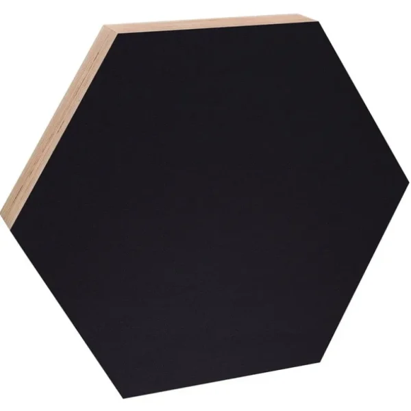 Barn Kotonadesign Anslagstavla stor hexagon, svart