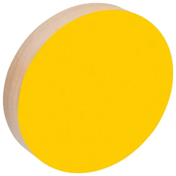 Barn Kotonadesign Anslagstavla rund, 25 cm, gul